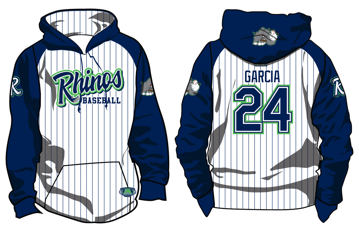 Pinstripe Hoodie