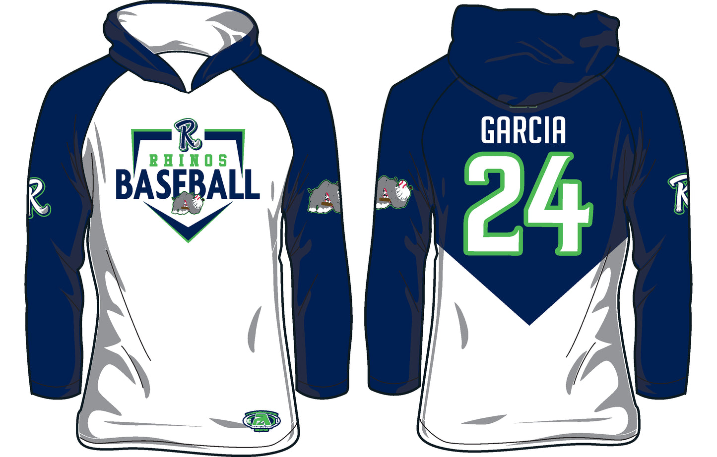 Rhinos Dryfit Hoodie #4